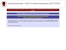 Tablet Screenshot of experimentarium.kaiserin-friedrich.de